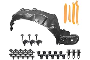 Parts N Go Fender Liner w/Clips/Fasteners Kit for 2010-2015 Toyota Prius Front Passenger Side Right TO1249158 5387547030