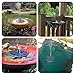 LUXJET 1.4W Floating Solar Fountain Pump Mini Garden Water Pump for Courtyard Bird bath, Maximum Flow 150L/H