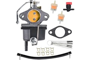 JDLLONG 640353 Carburetor Fits for Tecumseh OH318EA OH318XA OHM100 OHM90-222309C 4 Cycle Horizontal Engine 640285 640289 640328 640329 Carb w/Gasket