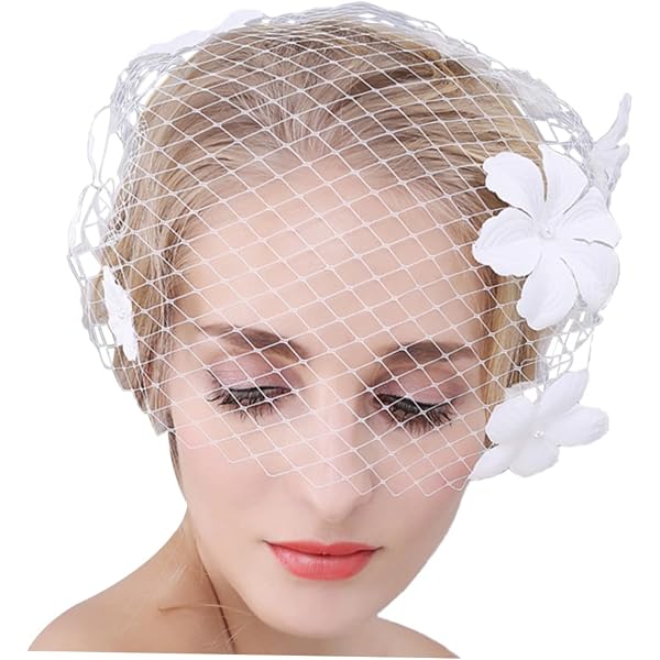9922 Fascinator Mesh Lace Headband Bridal Wedding Veil Tea Party And Short Elegant Black Bridal Fascinator Hat Wedding Veil Mesh Lace  main image 3
