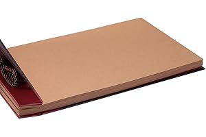 Refill Pages for Our Adventure Book TEOYALL Scrapbook Ablum 20 Sheets/ 40 Pages Expansion Pages Extra Pages (Brown)