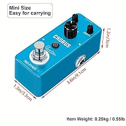 Analog Chorus Pedal for Electric Guitar/Bass, True