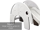 Hooga Playroom Elephant Kids Indoor Outdoor Slide Grey Toy HG19012P view 5