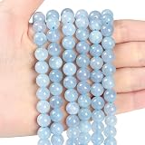 XIANNVXI 8mm Blue Aquamarine Crystal Beads 45-47pcs Jewelry Making view 3