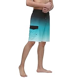 Rokka&Rolla Men's 4-Way Stretch Swim Trunks