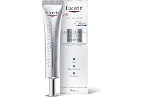 Eucerin Anti Wrinkle Smoothing Hyaluronic Acid Eye Cream, Anti Aging Eye Cream for Women Visibly Reduces the Look of Fine Lin