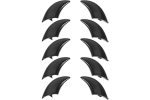 INOOMP Fursuit Paw Nails 10Pcs Black Animal Claw Gloves Nails for DIY Holiday Costume Craft Projects