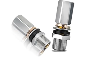 ARRIDIOTER SO239 CB Radio Antenna Adapter Heavy Duty Stud Mount Adaptor with 3/8-24 Threads UHF-Female Connector for Mounting CB Antennas Ham Radio Accessories,2 Pack