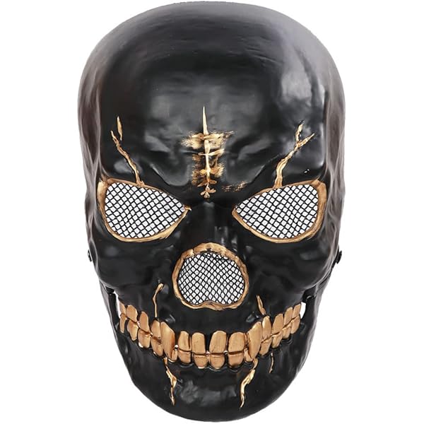 Amazon.com: NewL Horror Skull Mask with Movable Mouth Jaw for Men