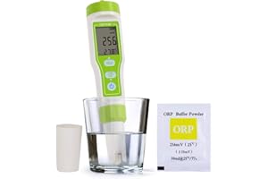 Pensize ORP Tester -1200~1200mV with ORP Calibration Buffer Powder for Water Quality Measurement ±2mV High Accuracy Oxidation