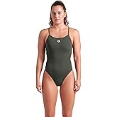 Arena Womens Arena Performance Women's Allover Reversible Challenge Back Swimsuit Pool Bathing Suit