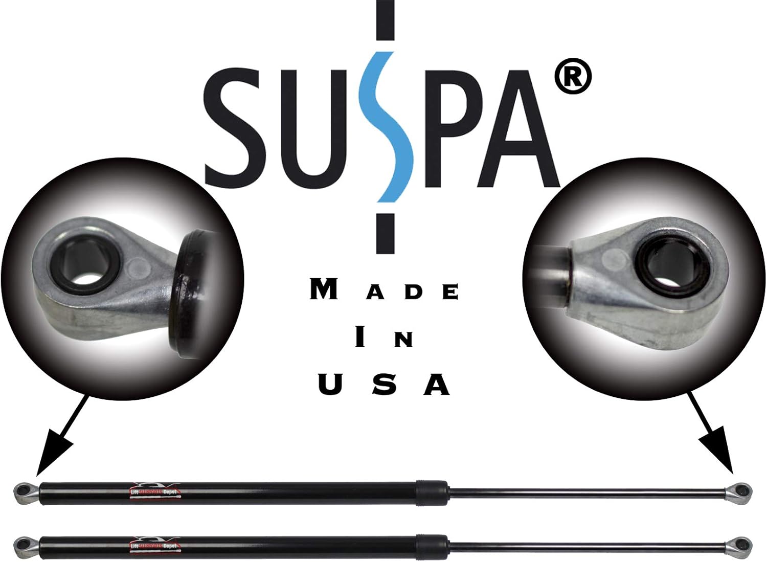 Struts 2 Tonneau Cover Lift Supports Made In Usa Qty Suspa C16 09461 C1609461 Camper Rear Window Replacement Parts Shocks Struts Suspension