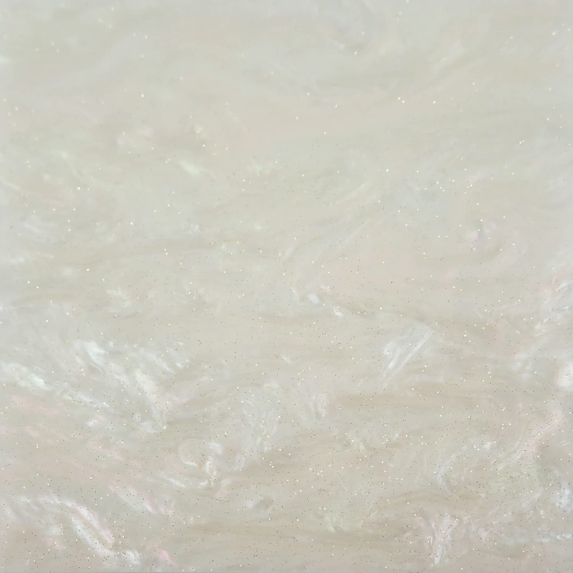Incudo White Glittering Pearl Acrylic Sheet - 500x300x3mm