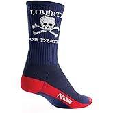 SockGuy Men's Crew Cuff Liberty or Death Socks