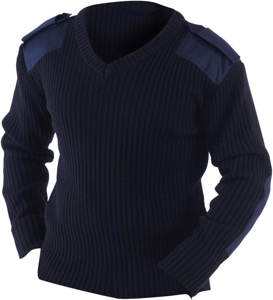 Yoko Mens V-Neck NATO Security Sweater/Workwear