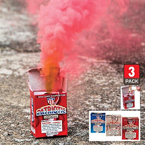Patriotic Smoke Fountain 3-Pack