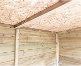5x6 Pressure Treated Wooden Garden Shed Apex Double Door 1 Window T&G Shed 5ft view 6