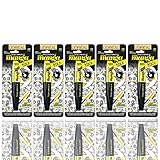 L'Oreal Voluminous Miss Manga Rock Mascara,388 Black, (Pack of 5)