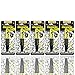 L'Oreal Voluminous Miss Manga Rock Mascara,388 Black, (Pack of 5)