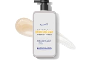 ROOTSTIM Rosemary and Biotin Hair Growth Shampoo: Natural Thickening Shampoo with Tea Tree Oil Ginger Caffine for Hair Loss Thinning Hair