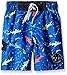 Maui & Sons Boys' Blue Swim Trunk With All Over Shark Prints