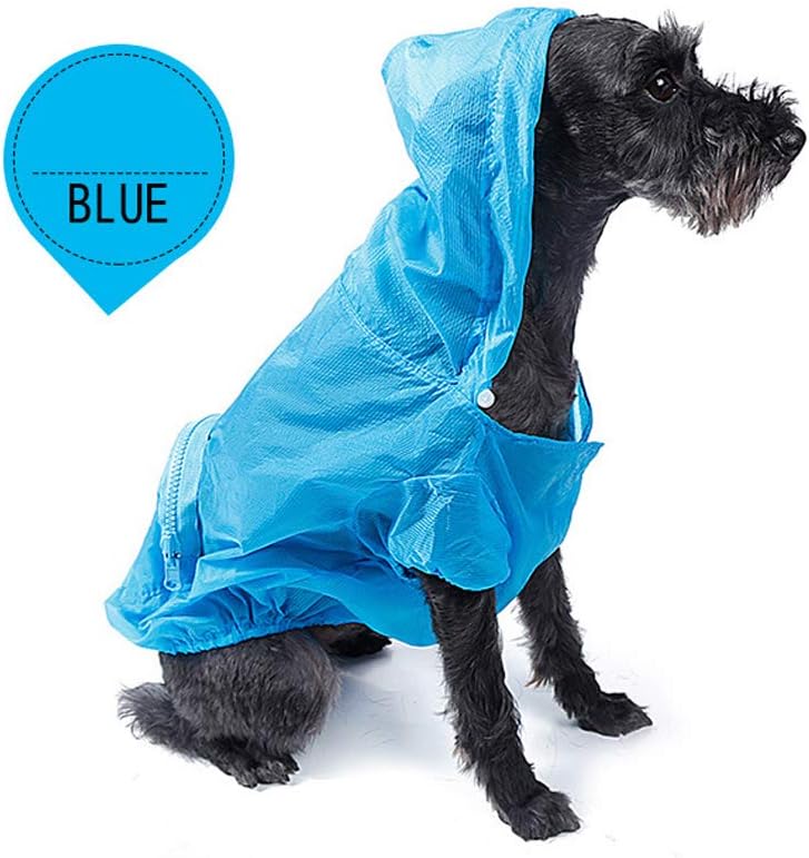 LIBWX Raincoats for Dogs Foldable Transparent Dog