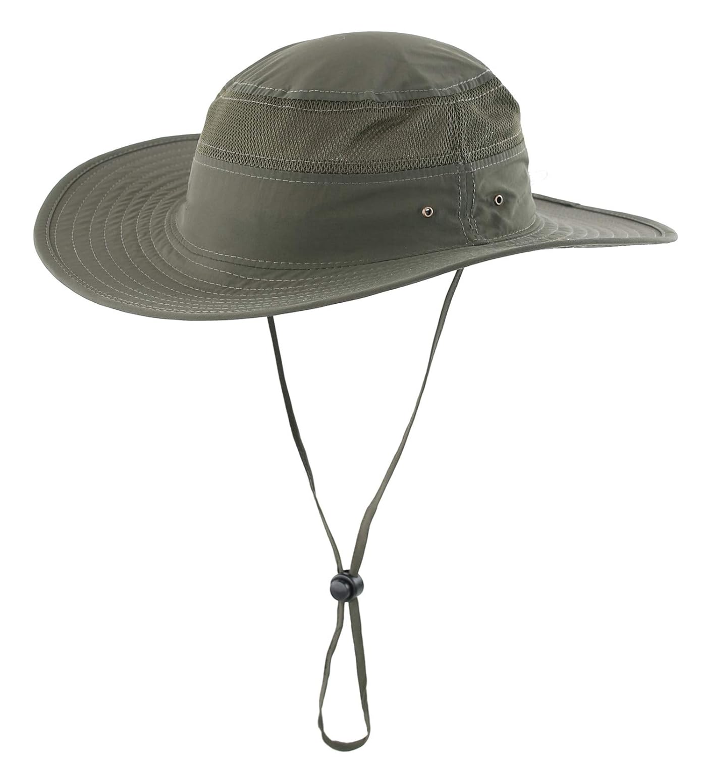 Home Prefer Men's Sun Hat UPF 50+ Wide Brim Bucket Hat Windproof Fishing Hats