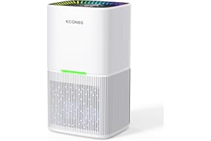 KCONBS Dehumidifier, 60 OZ Water Tank, Dehumidifiers for Home, 500 sq. ft. Dehumidifier for Basement Bathroom Bedroom with Auto Shut Off, 7 Colors LED Light, Quiet Dehumidifiers with Sleep Mode