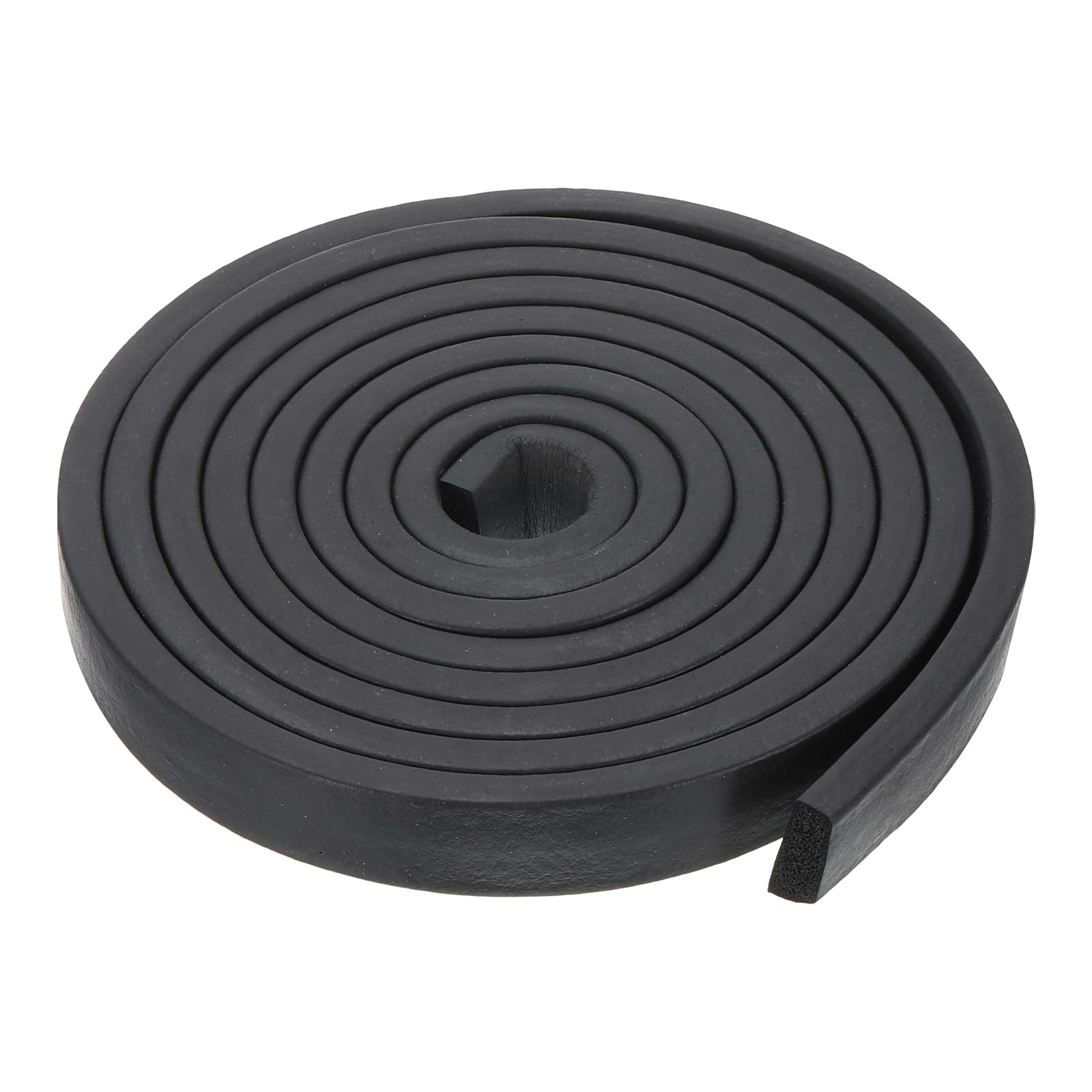 PATIKIL 9.8Ft EPDM Rubber Soundproof Foam Seal Strip, 25mm Wide 10mm Thick for DIY Gasket Sealing Door Window Insulation, Black
