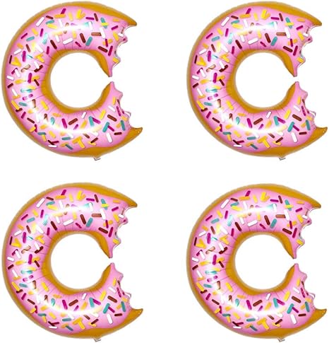 Amazon Com 4 Pcs 21 Foil Donuts Balloons For Birthday Party