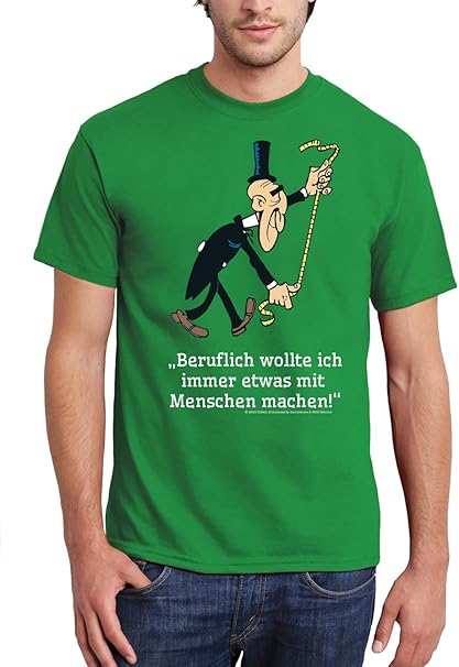 Clothinx Lucky Luke Totengraber Beruflich Wollte Ich Immer Was Mit Menschen Machen Herren T Shirt Amazon De Bekleidung