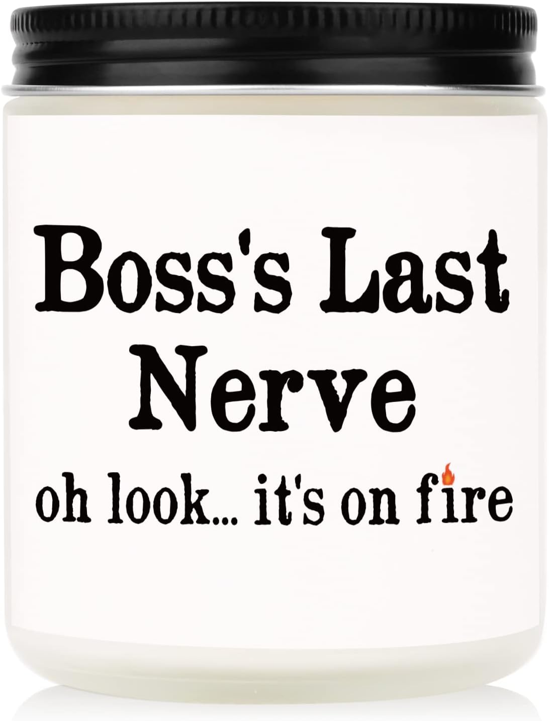 Candles & Holders - PETALSUN Boss Day Gifts, Gifts for Boss, Boss Lady Gifts for Women- Handmade Lavender Natural Soy Wax Candle (7oz) – Best Boss Gifts, Bosses Day Gifts for Women, Men, Funny Boss Gifts