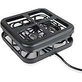 ETSENCE 1500Watts Pond De-Icer Floating Heater, Controlled Pond Hermostatical Heater,Keep Pond from Freezing Over-Black (1500Watts)