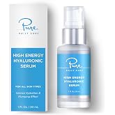 Pure Daily Care High Energy Hyaluronic Serum (1oz) - Hydrating Clinical Grade Hyaluronic Acid Serum