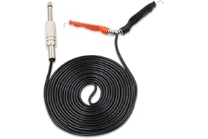 Jconly Tattoo Clip Cord - 8.2FT Long Professional Silicone Machine Cables Hook Line for Tattoo Gun Power Supply, Accessories and Kits