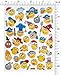 Jazzstick 10-Sheet Vehicle Flower Dinosaur Fun Sticker Value Pack Bulk 03