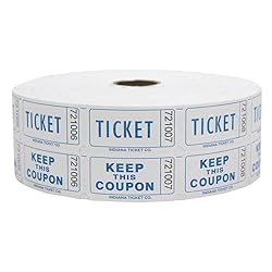 INDIANA TICKET CO. 1,000 Blueberry Raffle Tickets