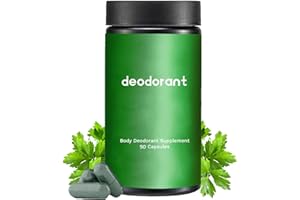 ANEFOSE Scentless Deodorant Supplement, Body Deodorant Supplement Capsules (90 Capsules)