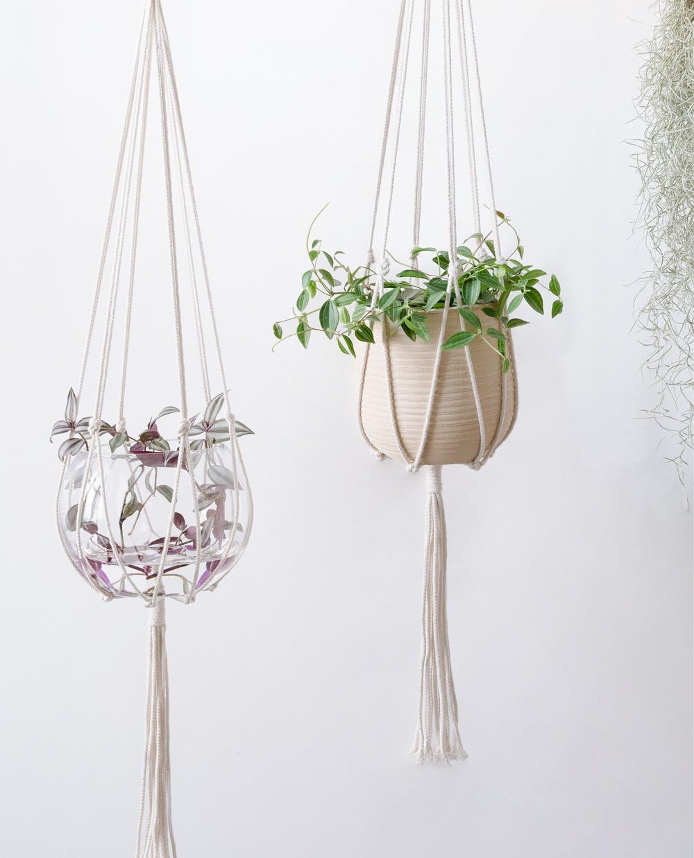 Macrame Plant Hangers Simple Design Indoor Hanging Planter