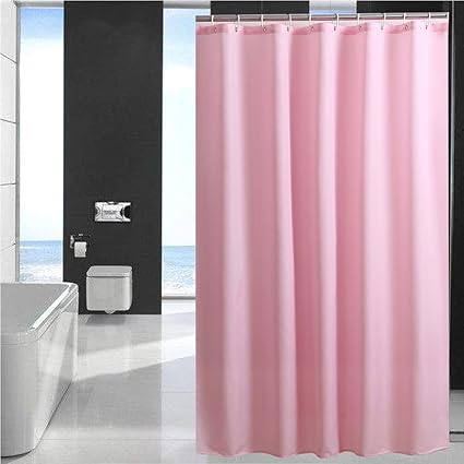 Amazon Com Shower Curtain Liner Bathroom Curtain With 12 Hooks