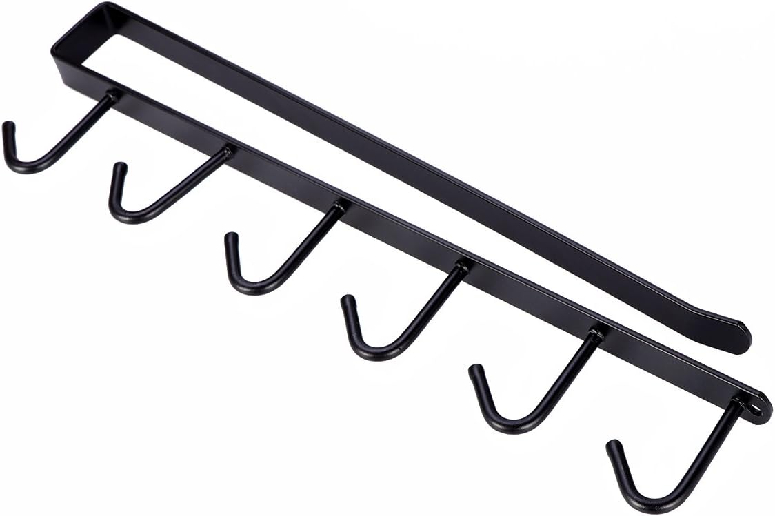 Appendi Tazze Sottomensola 3 Pezzi - Porta Tazzine Nero, Salvaspazio Per Cucina - Foto 3