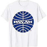 Pan Am Blue Outline Logo T-Shirt