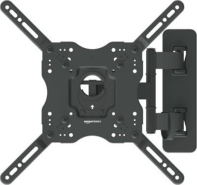 Amazon Basics TV Wall Mount Bracket 26-55 inch Swivel Tilt VESA 100x100-400x400