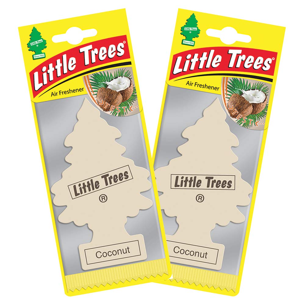 LITTLE TREES Car Air Freshener Twin Pack - Coconut