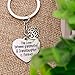 O.RIYA Jewelry Grandmother Grandaughter is Forever Keychain (Keychain)