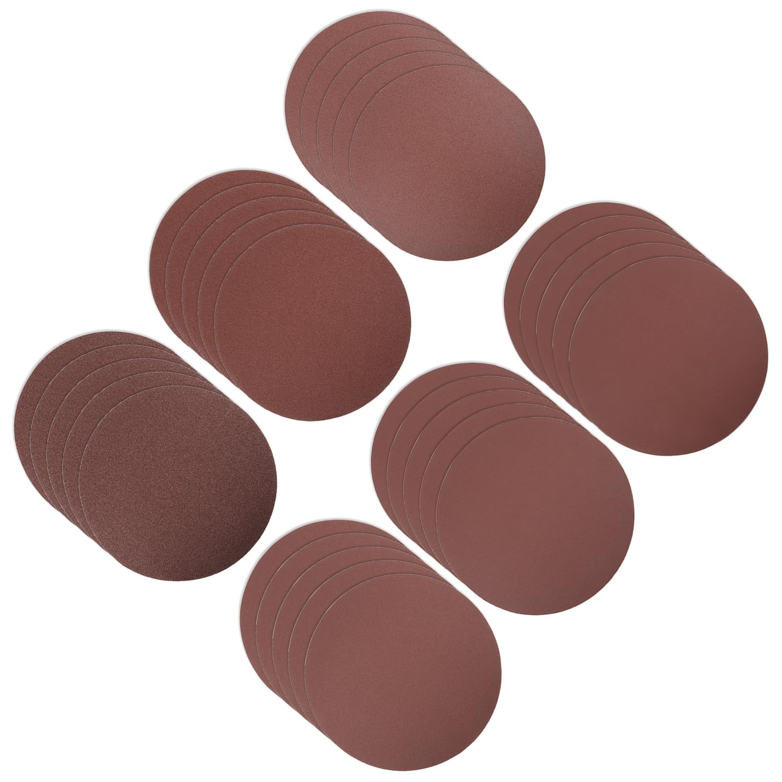 CoCud Hook and Loop Sanding Discs, 8 Inch 200mm Sandpapers 80/100/120/180/240/400 Grit Aluminum Oxide Flocking Sandpaper - (Applications: for Wood Metal Drywall), 30 Pieces