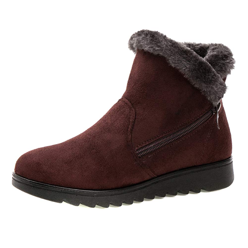 Scarpe da donna Baifeng Stivali da Neve da Donna Caldi Corti Stivaletti  Invernali con Plateau Scarpe da Donna con Cerniera in Pelle Scamosciata  Novit¨¤ urban-earth.co.uk