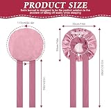 ACWOO Satin Bonnet Double-Sided Silk Hair Cap with Elastic Band view 2