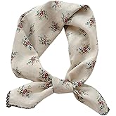 Pemilosci Large Cotton Bandana Headband, Head Wrap, Protective Coverage, Hair Neck Scarf for Women 28 x 28 inch