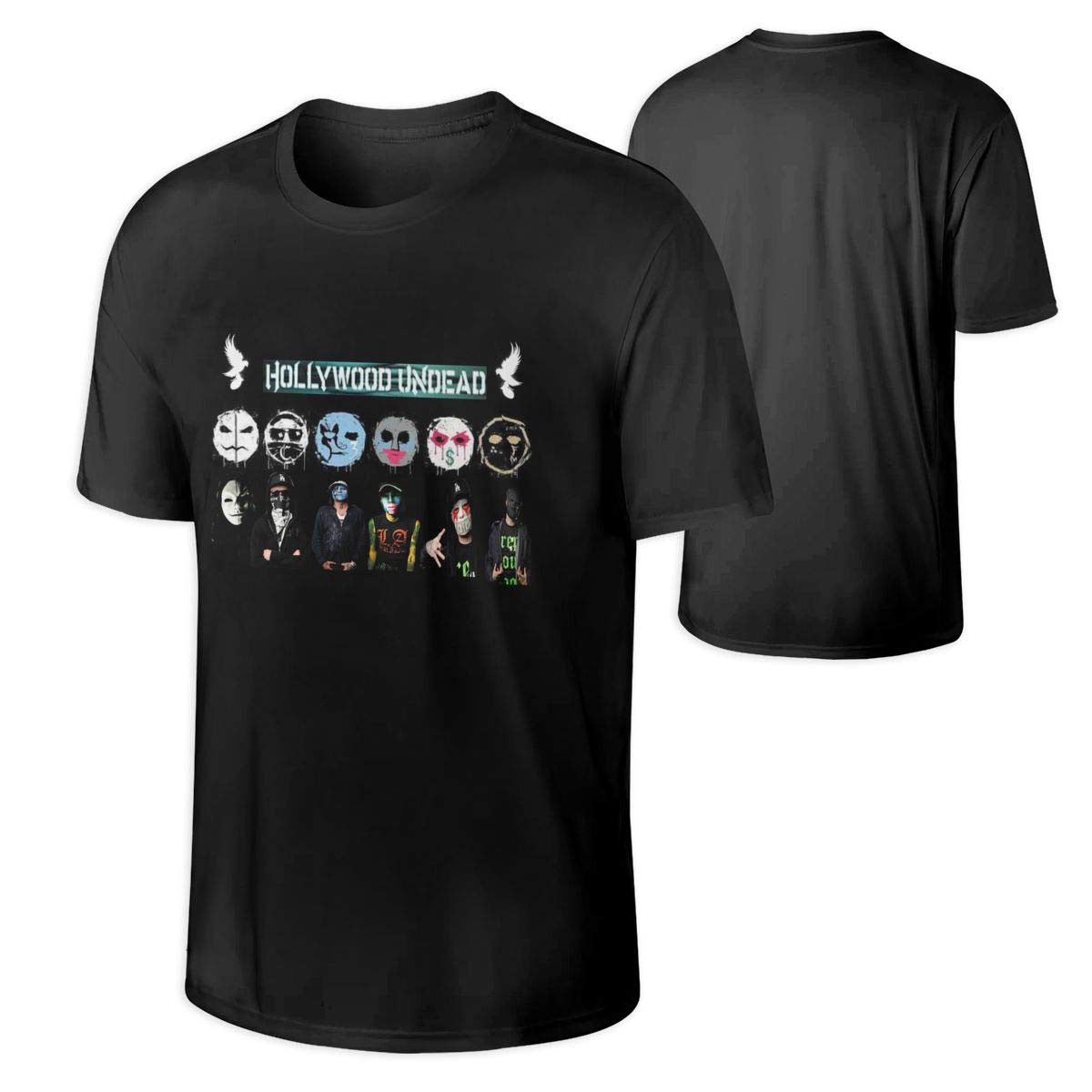 StellaR. Walker Men Hollywood Undead Music Band Comfortable Aid Cycling Cotton Tee Shirt Gift